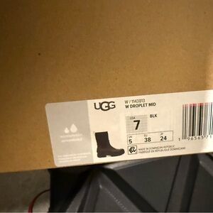 UGG Black Neoprene Boots